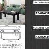 Muebles RAMIS Mesas De Centro | Mesa De Centro Elevable Future Azabache