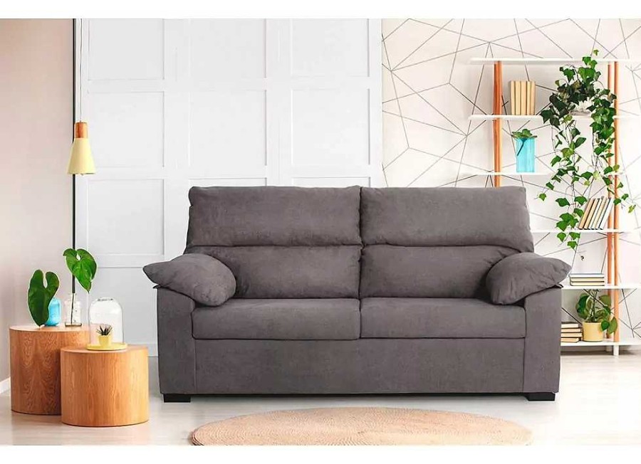 Muebles ZENIT/MG Sof S De 2 Plazas | Sofa 2 Plazas Tama O Reducido Sullivan Gris Oscuro Dino 1