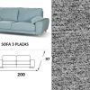 Muebles MAISSOFA Sof S De 3 Plazas | Sof 3 Plazas N Rdico Desenfundable Orio Vega 17 Marengo