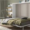 Muebles GLICERIO CHAVES Camas Abatibles | Cama Abatible Horizontal De 135 150 X 190 Corban Plus Corban Blanco