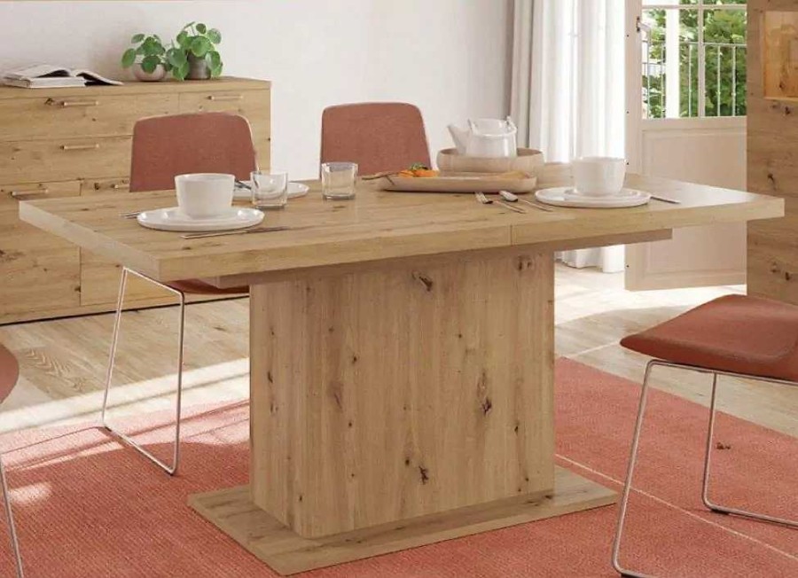 Muebles RAMIS Colecciones De Sal N | Mesa De Comedor Extensible Central Atlantis Artisan