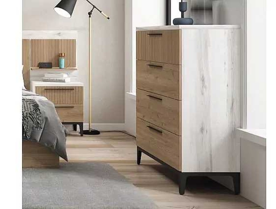 Muebles FABRIKIT C Modas | Comoda 4 Cajones Orlando 1