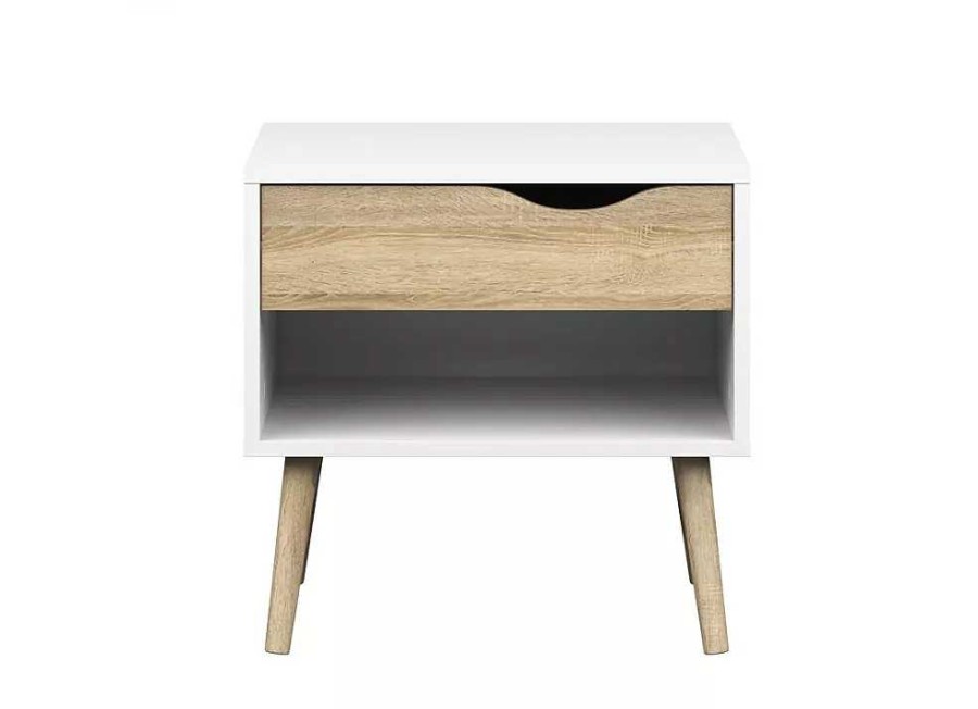 Muebles TVILUM Mesitas De Noche | Mesita 1 Cajon + Hueco Tak