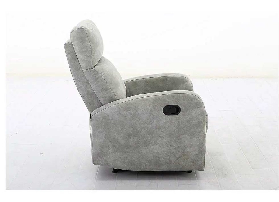 Muebles PONDECOR Sillones Relax | Sill N Relax Nilo Textil Gris