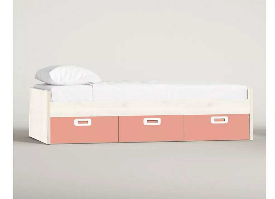 Muebles FABRIKIT Compactos Y Camas Nido | Cama Nido Con 3 Cajones Y Guias Metalicas Cleo Cleo Sahara