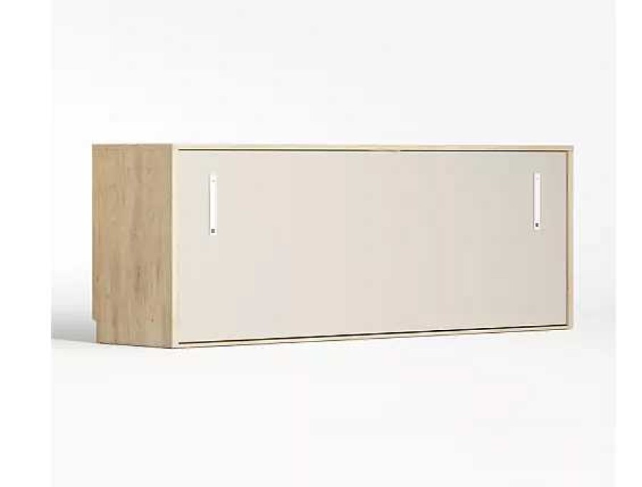 Muebles FABRIKIT Camas Abatibles | Cama Abatible Horizontal Cleo Cleo Blanco