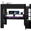 Muebles PARISOT Mesas Gamer | Cama Elevada Con Escritorio Gamer Endgame