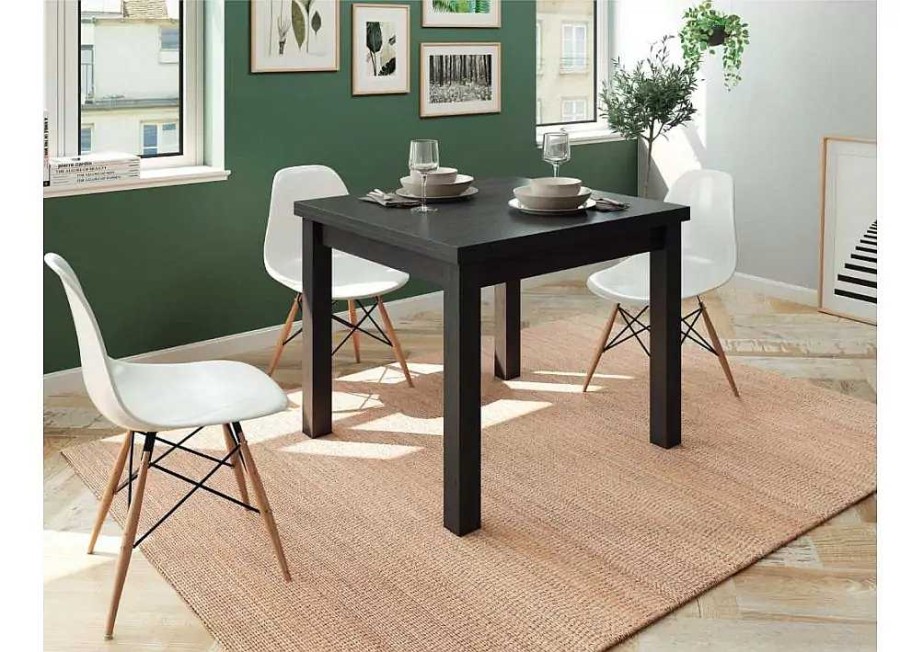 Muebles RAMIS Colecciones De Sal N | Mesa De Comedor Extensible Libro Galaxy Azabache