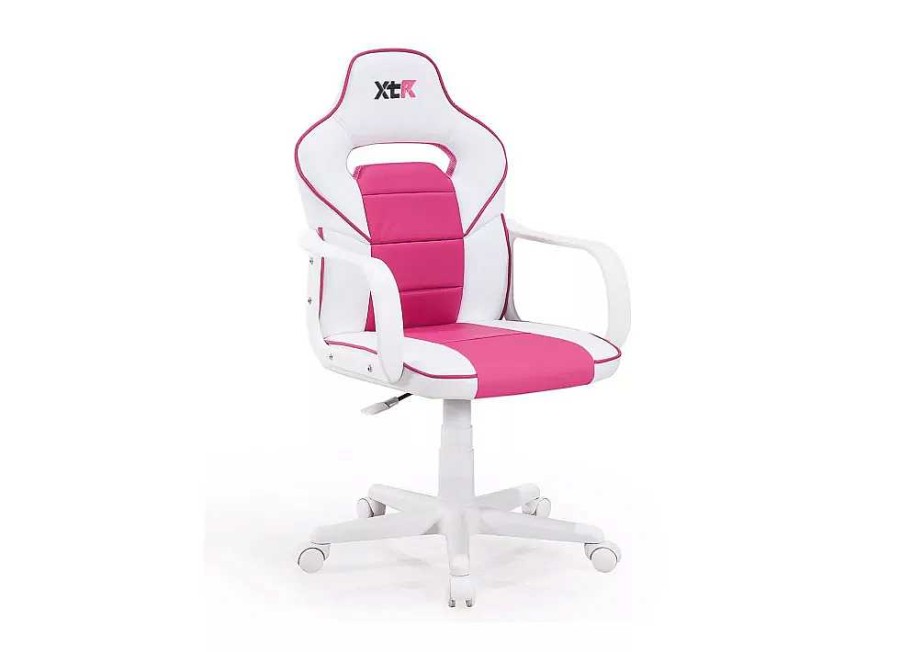 Muebles ADEC Sillones Gamer | Sill N Gamer Giratorio Xt Rice Xt Rice Blanco Fresa