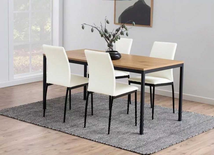 Muebles ZENIT Sillas De Comedor | Silla De Comedor De Terciopelo Gala Blanco