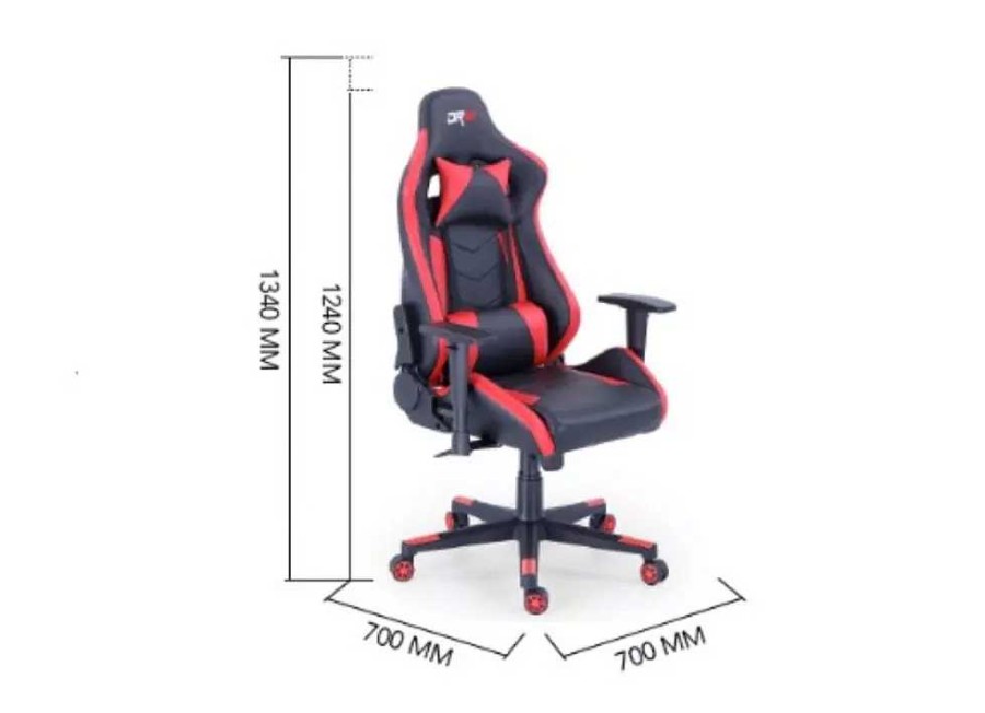 Muebles ADEC Sillones Gamer | Sill N Gamer Giratorio Y Reclinable Driver