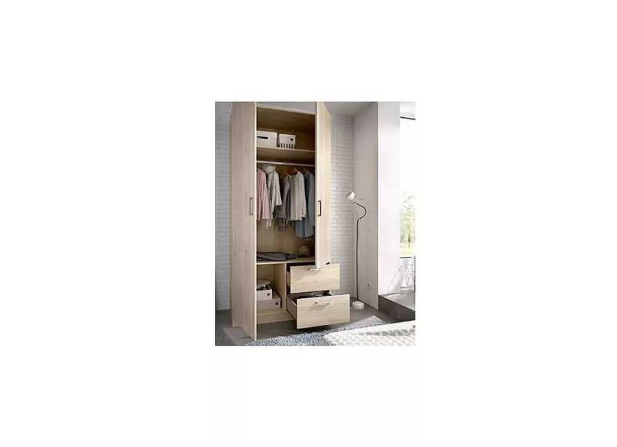 Muebles RIMOBEL Armarios Dormitorio | Armario 2 Ptas+2 Caj Natural Maxikoan