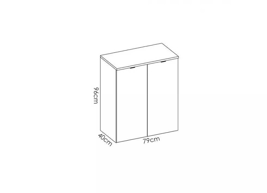 Muebles RIMOBEL Estanter As De Oficina | Armario Bajo Oficina Stuart