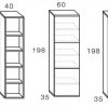 Muebles RAMIS Muebles Librer A | Mueble Para Salon Sileno Artisan