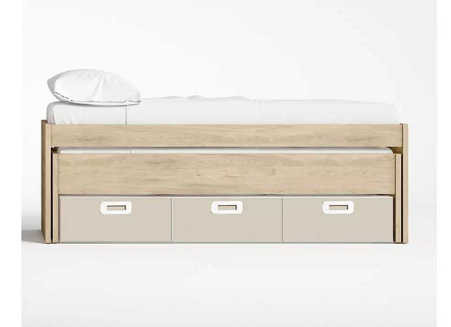 Muebles FABRIKIT Compactos Y Camas Nido | Compacto 2 Camas Y 3 Cajones Cleo Cleo Sahara