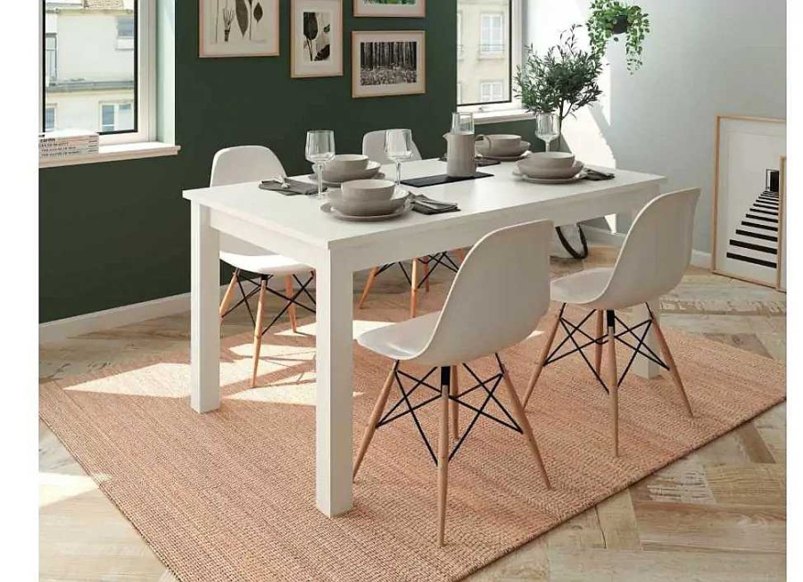 Muebles RAMIS Colecciones De Sal N | Mesa De Comedor Extensible Lateral Galaxy Polar