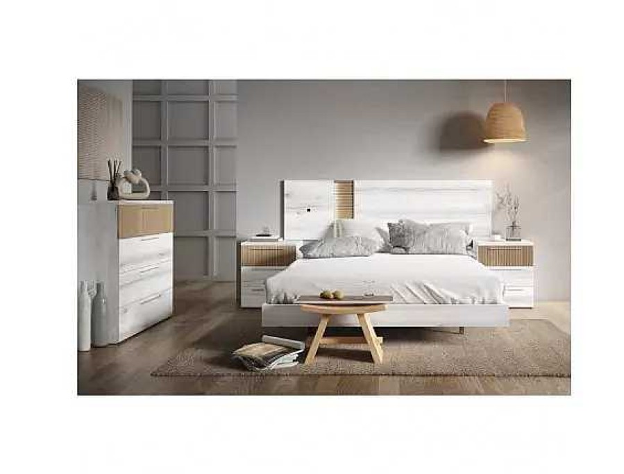 Muebles FABRIKIT Dormitorios Completos | Dormitorio Matrimonio Sanibel 1