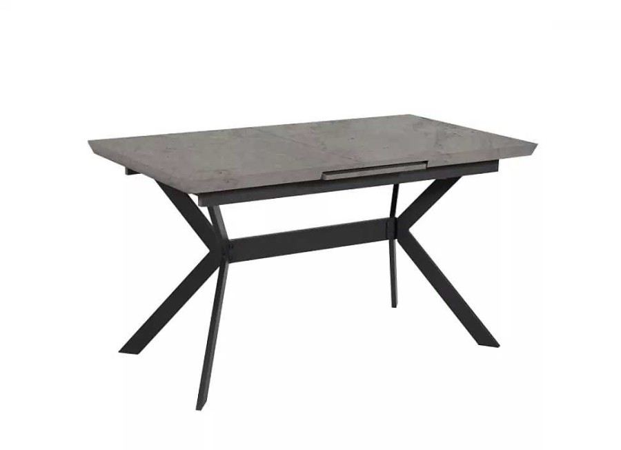 Muebles ZENIT Mesas De Comedor | Mesa De Comedor Extensible Central Praga Cemento