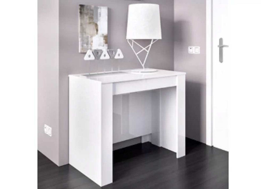 Muebles RIMOBEL Mesas De Comedor | Mesa Consola Multifunci N Cover Blanco