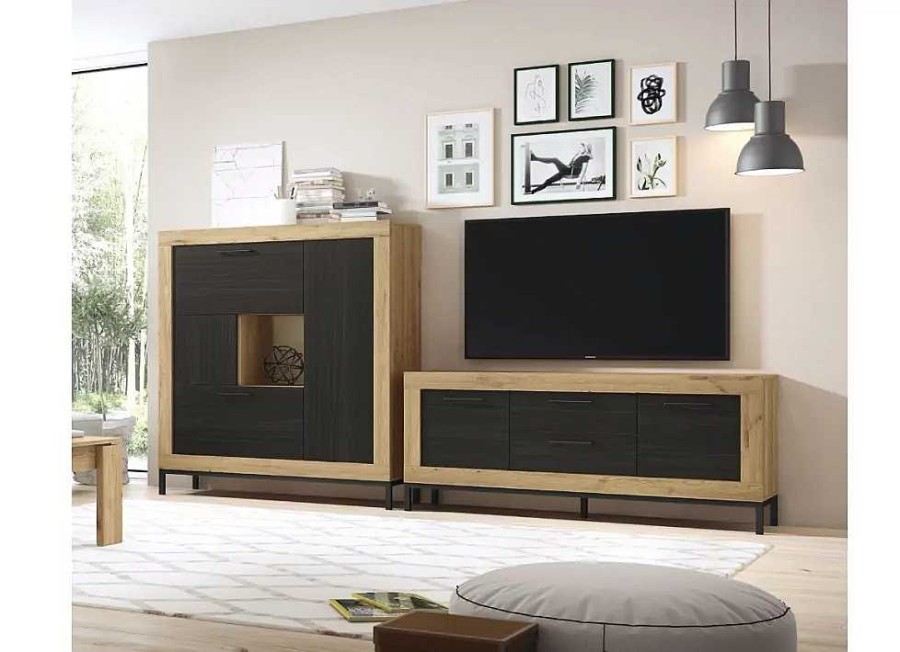 Muebles FABRIKIT Muebles Tv | Mueble Para Tv Kingham