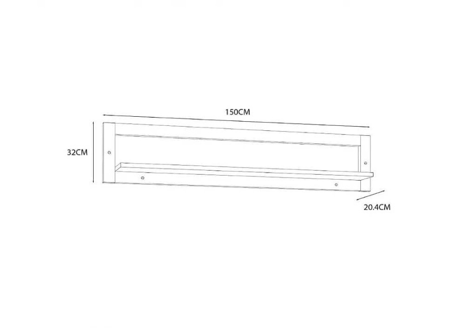 Muebles FORTE Estanter As Sal N | Estante De Sal N Harold