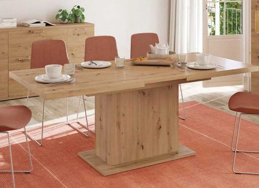 Muebles RAMIS Colecciones De Sal N | Mesa De Comedor Extensible Central Atlantis Artisan