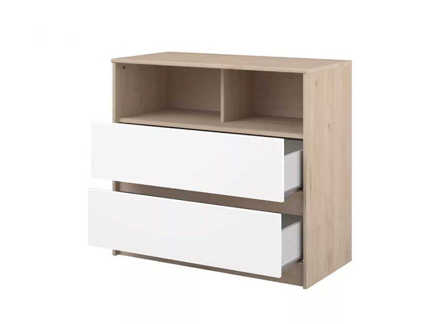 Muebles PARISOT C Modas Juveniles | Comoda De 2 Cajones Y Hueco Cabin