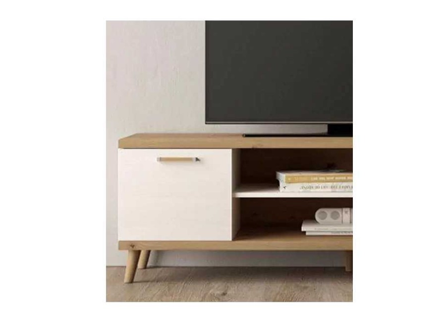 Muebles RAMIS Muebles Tv | Juego De 5 Patas Coleccion Atlantis Roble Natural