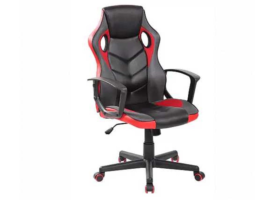 Muebles ZENIT Sillones Gamer | Silla Gamer Anat Mica Racing Rojo