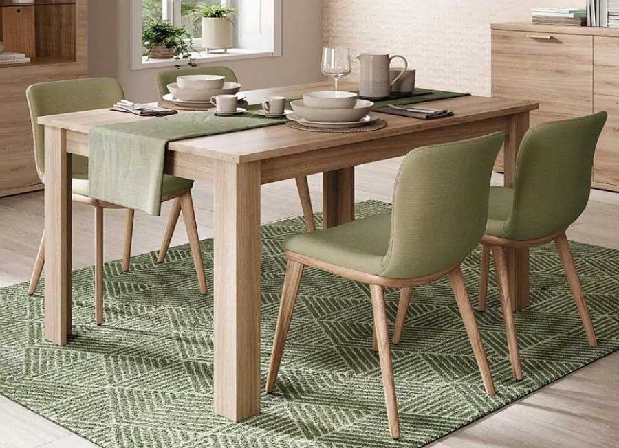 Muebles RAMIS Colecciones De Sal N | Mesa De Comedor Extensible Lateral Atlantis Roble Natural