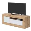 Muebles FORES Muebles Tv | Mueble Television Tarber Roble Nodi Y Blanco Artik