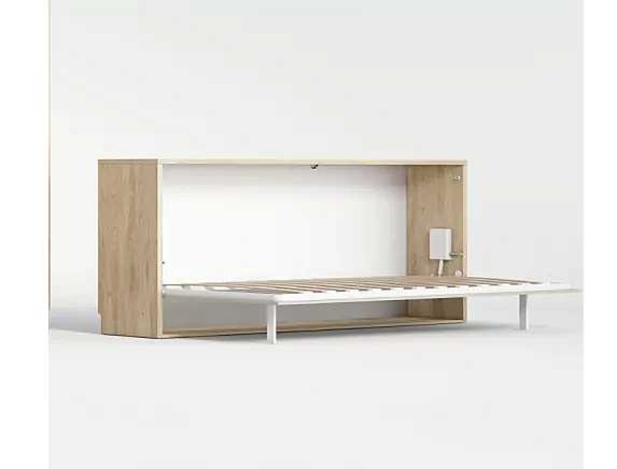 Muebles FABRIKIT Camas Abatibles | Cama Abatible Horizontal Cleo Cleo Blanco