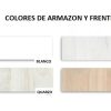 Muebles GLICERIO CHAVES Camas Abatibles | Cama Abatible Horizontal De 90 105 Corban Plus Blanco