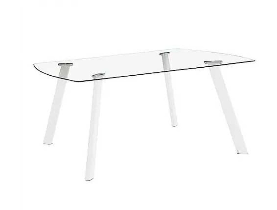 Muebles PONDECOR Mesas De Comedor | Mesa Comedor Cristal Ariel